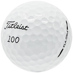 Titleist Pro V1x Black Number 100 Golf Balls in Pristine Condition, 1 Dozen