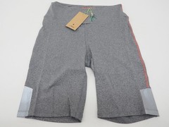 New! GOFLUO Ivy Reflective Short Legging Women’s Large Gray High-Vis Activewear