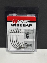 VMC WIDE GAP Hooks 3 Deg Offset Point RESIN CLOSED EYE 14/0 5 PCS New