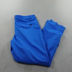 Nike Golf Dri Fit Modern Tech Woven Pants Mens 36 Blue Performance Chino 725682