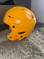 Yellow Empty Riddell Speed Flex Shell Football Helmet. Size M Used.