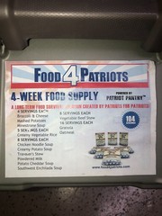 Patriot Pantry: 3 Months Survival Food Kit – 1 month supply, missing a few?