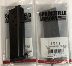 Lot Of 2 Springfield Armory 1911 9mm 9-Rd OEM Pistol Magazines, Blue , Slam Pad