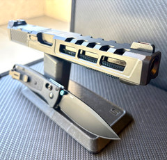Zaffiri Glock 34 Gen 3 Slide RMR Optics Cut Complete G17 G34 Upper +FREE KNIFE
