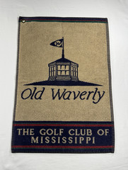 Vintage Old Waverly Golf Club Mississippi Towel Sir Christopher Hatton Belgium