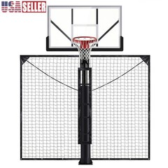 Heavy Duty 12FT x 10FT Basketball Return Net – UV-Resistant Backstop System