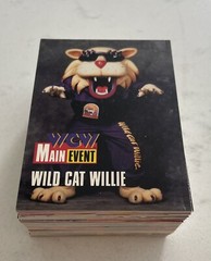 SETS OF WWE WWF WRESTLING CARDS AND STICKER FROM THE 1980s 90s TOPPS GLADIATORS