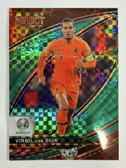 2020-21 Select UEFA Euro Virgil van Dijk Green Prizm Field Level #/5 Netherlands