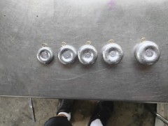 COIN SINKERS (RIVER) 1-16 OZ FREE SHIPPING
