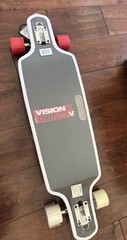 Vision Street Wear 37″ Drop-Through Longboard Skateboard Complete Truck & Wheels