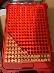 Milwaukee Slim Packout Bin Insert for 45acp – Ammo Box Organizer Storage (in red