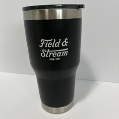 Field & Stream 30oz Tumbler. Dark green New Push down top with slotted opening￼