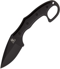 Ka-Bar Fixed Knife TDI Pocket Strike Black Zytel Black AUS-8A Clip Pt Blade
