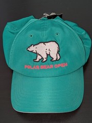 Adidas Golf Taylormade Polar Bear Open Golf Hat Green Strapback OSFM NWT