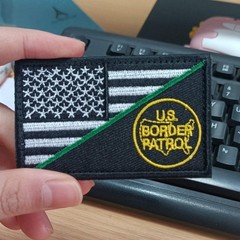 Patrol Agent Subdued USA Flag Hook and Loop Morale Patch FREE USA SHIPPING SHIPS