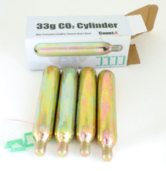HANHAN 4PCS/box 33g gram CO 2 Cylinder for Inflatable Life Jacket PFD reload