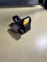 Sightmark Holographic Reflex Sight Matte Black Multi-Reticle W/ Sight Mark Laser
