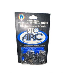 Penguin Pro Arc Universal Baseball-Softball Metal Replacement Cleats Black