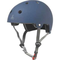 Triple Eight Bike Skateboard Helmet Blue Matte Small / Medium Dual Certified