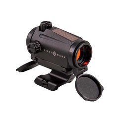 Sightmark MTS Mini Solar Red Dot Sight Dual Power 22mm Lens 3 MOA Black Reticle