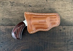 NAA 22 Mag Sidewinder Brown Holster Leather 1 1/2 in Barrel Form Fitted