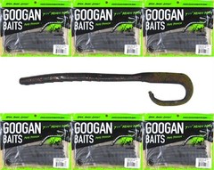 (6) Packs Googan Squad 7 1/4″ Mondo Worm California Craw Brand New In Pack