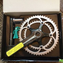 CAMPAGNOLO Carbon Record 10 NOS Crankset 175-53×39