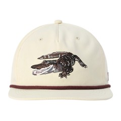 Duck Camp Gator Hat Adjustable 5 Panel Snapback Rope Cap