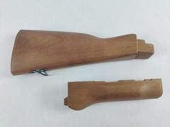 Unknown Rifle Wood Stock & Forearm No Markings Gun Accessory
