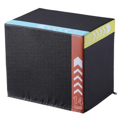 Uimoso 16/14/12 Inch 3 in 1 Plyometric Jump Box Fitness Exercise Plyo Box Cotton