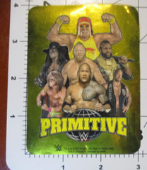 PRIMITIVE APPAREL wwe wwf hulk hogan rock wrestling STICKER helmets decal F