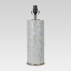 Capiz Subway Tile Large Lamp Base Shell – Threshold