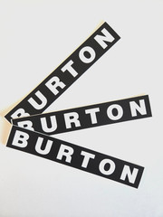 Burton Snowboards Logo Sticker / Decal – 6 in X 1 in, 100% Authentic!!!!