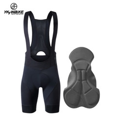YKYWBIKE Men Cycling Bib Shorts Breathable Bicycle Tights Shorts Racing Summer