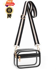 BS-VOG Clear Crossbody Bag Stadium Approved, Purses for Medium, A14