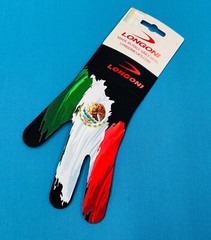 LONGONI BILLIARD GLOVE MEXICAN FLAG * ONE SIZE FITS MOST.