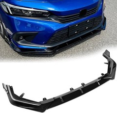 Front Bumper Lip for Honda Civic 11Th Gen Sedan & Hatchback 2022-2024 Gloss Blac
