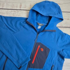 Mountain Hardwear Mens Medium Keele Hoody Softshell Fleece Lined Full Zip Jacket