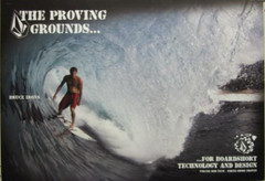 VOLCOM 2009 surf BRUCE IRONS tubed proving grounds poster Flawless New Ol Stock