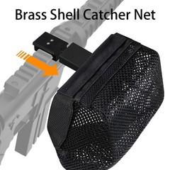 Brass Shell Catcher Net with Picatinny Rail Mount Heat Resistant Mesh Universal