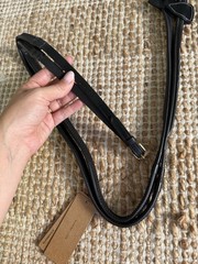 Black Dy’on DC 1/2″ Rubber Reins – Size Cob