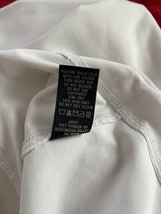 JoFit Golf Jacket Womens XL White High Neck 1/4 Side Zip Pullover w/Pockets