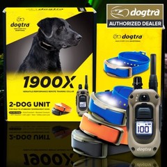 Dogtra 1900X Remote Training 3-Dog Collar 3/4 Mile Range, Boost & XPP Vibration