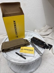 New Leatherman MUT Multi-Tool Black Coyote Tan Tactical Firearm Tool w/ Sheath