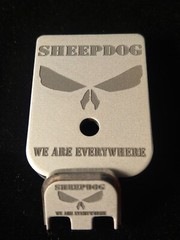 Rear Slide Plate Cover, Magazine Base Plate, Fit ALL Glock Sheep Dog Everywhere