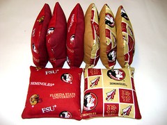 FLORIDA STATE SEMINOLES FSU CORNHOLE BEAN BAGS TAILGATE TOSS GAME TOP QUALITY
