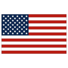 US United States of America USA Flag Car Truck Window Decal Sticker 3×5 Inch