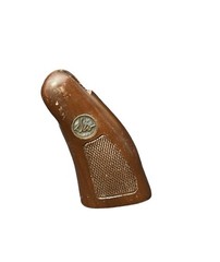 VTG Dan Wesson Arma Factory Round Butt Revolver Grip 3.5” X 1 3/4” Walnut Wood