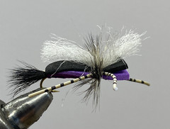 One Dozen (12) – Hippie Stomper – Purple – Dry Fly
