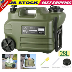 7 Gallon Water Jug,Camping Water Container, BPA Free Portable Water Dispenser US